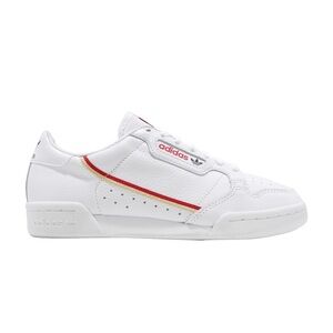 Adidas Continental 80 'Footwear White' Red/Gold Women's Women's Low Top Size 10